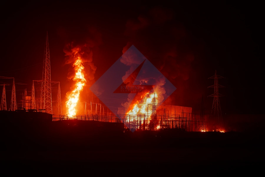 Взрыв трансформатора