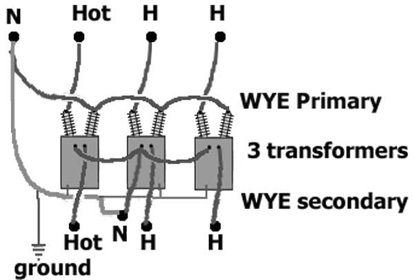 Трансформаторы Wye Wye 3